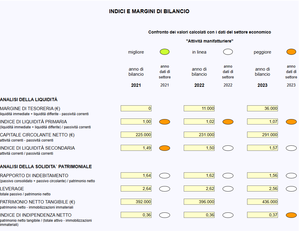 report analisi di bilancio in serie - 3